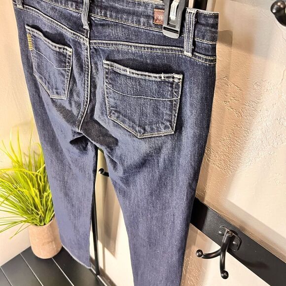 Paige jeans jimmy jimmy skinny low rise dark wash denim size 26 - Picture 6 of 15